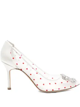 Manolo Blahnik: Белые туфли 