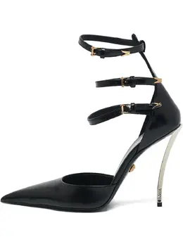 Versace Pre-Owned: Чёрные туфли 