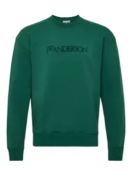 JW Anderson: Зелёный свитшот 