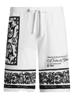 Dolce & Gabbana: Шорты с принтом 