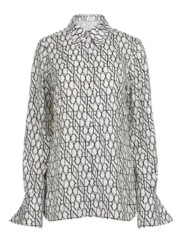 Nina Ricci: Рубашка с манжетами 