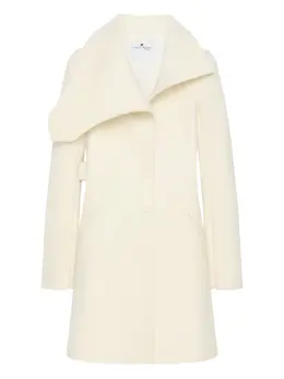 Courrèges: Пальто с воротником 