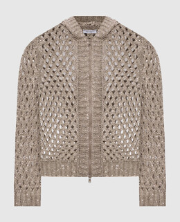 Brunello Cucinelli: Бежевый кардиган 