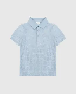 Givenchy: Голубое поло 