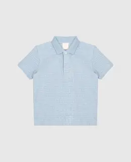 Givenchy: Голубое поло 