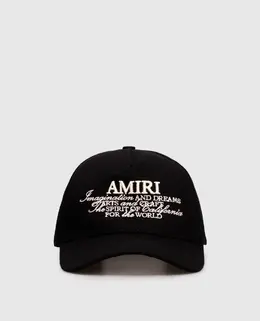 AMIRI: Чорні кепки 