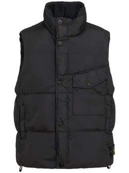 STONE ISLAND: Чёрный жилет 