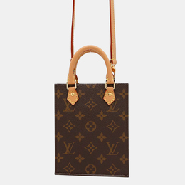 Louis Vuitton: Коричневая сумка-шоппер 
