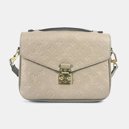 Louis Vuitton: Бежевая сумка  Pochette