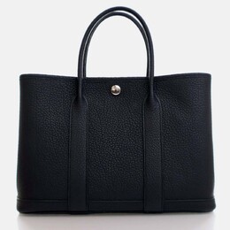 Hermes: Чёрная сумка-шоппер 