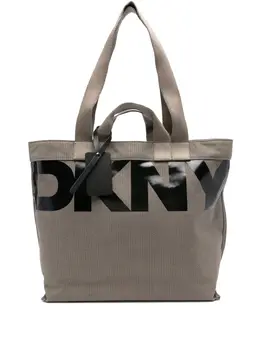 DKNY: Сумка-шоппер с принтом 