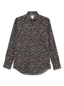 Paul Smith: Рубашка с растительным принтом 