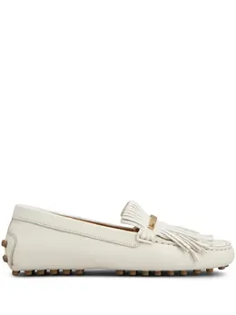 Tod's: Белые лоферы 