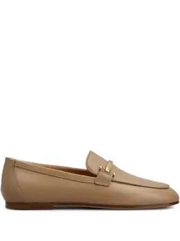 Tod's: Бежевые лоферы 