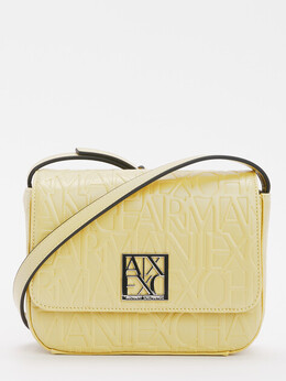 Armani Exchange: Жёлтая сумка 
