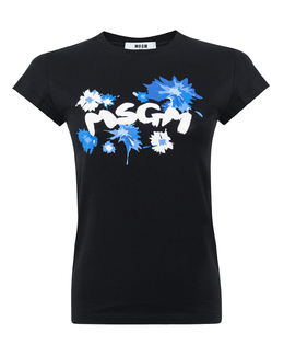 MSGM: Футболка с принтом 