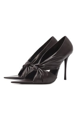 Saint Laurent: Коричневые туфли 