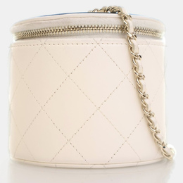 Chanel: Белая сумка через плечо 