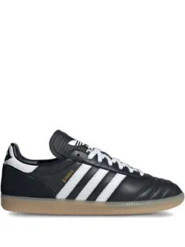 adidas: Чёрные кроссовки  Samba