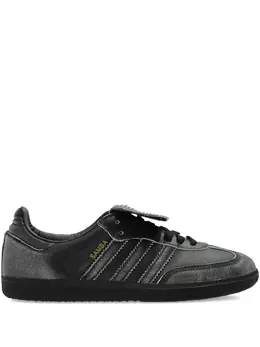 adidas: Чёрные кроссовки  Samba