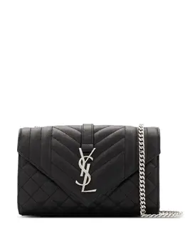 Saint Laurent: Чёрная сумка  Envelope