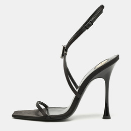 Saint Laurent Paris: Чёрные сандалии 