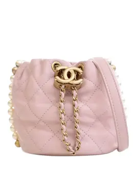 CHANEL Pre-Owned: Розовая сумка 