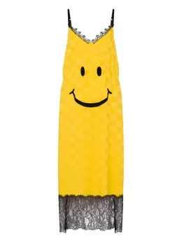 Moschino: Кружевное платье  Smiley
