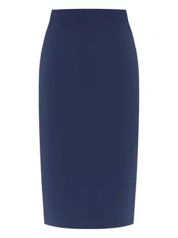 Alberta Ferretti: Синяя юбка 
