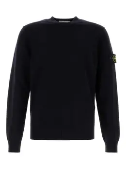 Stone Island: Синий свитер  Compass