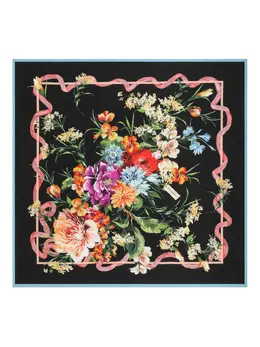 Dolce & Gabbana: Чёрный шарф 