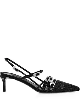 Philipp Plein: Чёрные туфли  Crystal