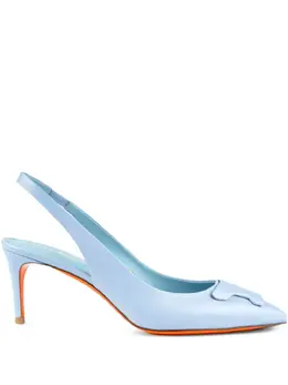 Santoni: Светлые туфли 