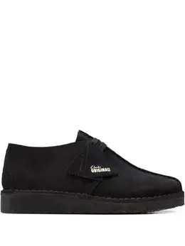Clarks Originals: Чёрные ботинки 