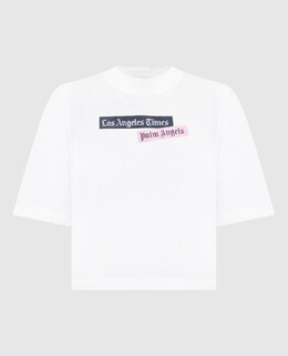 Palm Angels: Белая футболка 
