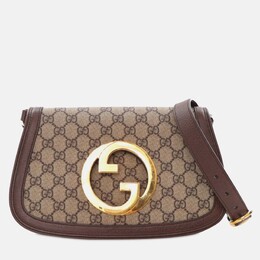Gucci: Бежевая сумка  GG Supreme