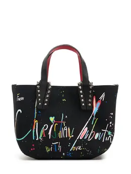 CHRISTIAN LOUBOUTIN: Чёрная сумка 