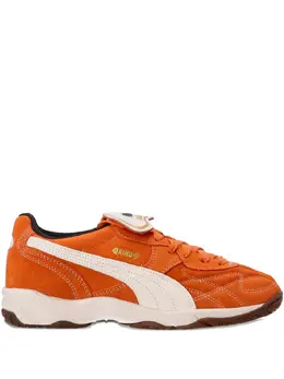 PUMA: Оранжевые кроссовки  Suede