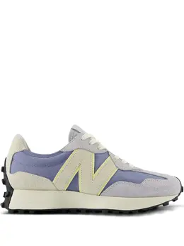 New Balance: Фиолетовые кроссовки  327