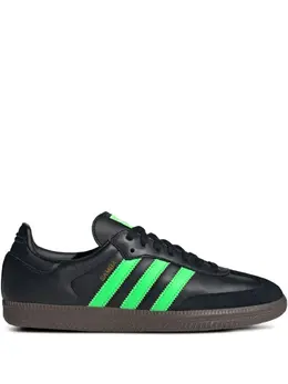 adidas: Чёрные кроссовки  Samba