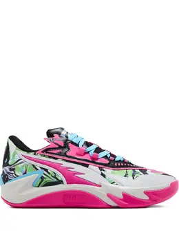 PUMA: Зелёные кроссовки 