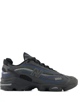 New Balance: Чёрные кроссовки 