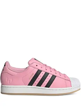 adidas: Розовые кроссовки  Superstar