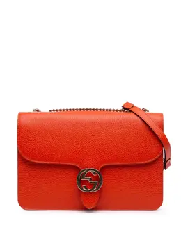 Gucci Pre-Owned: Оранжевая сумка через плечо 