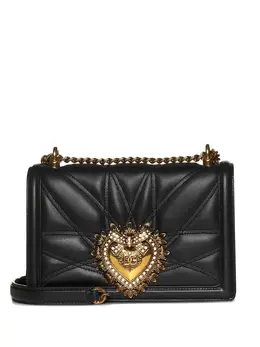 Dolce & Gabbana: Чёрная сумка 