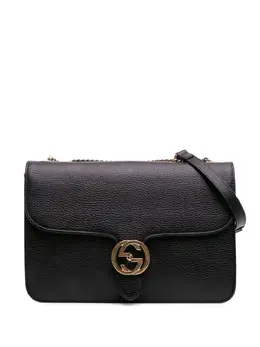 Gucci Pre-Owned: Чёрная сумка через плечо 