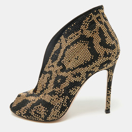 Gianvito Rossi: Чёрные ботинки  Vamp