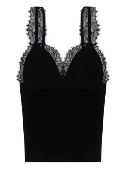 Blumarine: Кружевное топ 