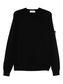 Stone Island: Синий свитер 