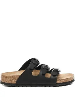 Birkenstock: Чёрные сандалии  Florida